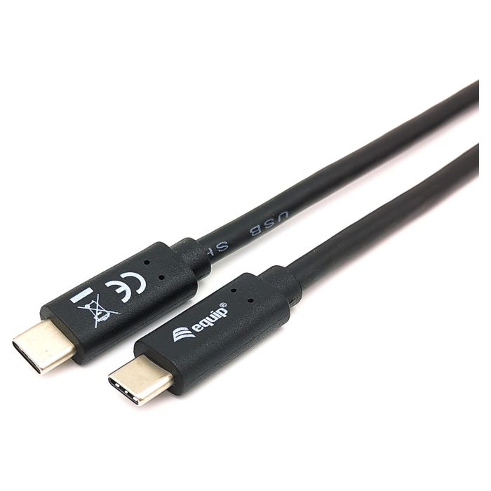 Equip Cable USB C Macho - Macho USB 3.2 Gen 1 (3.1 Gen 1) Negro 2m EQ128347 1