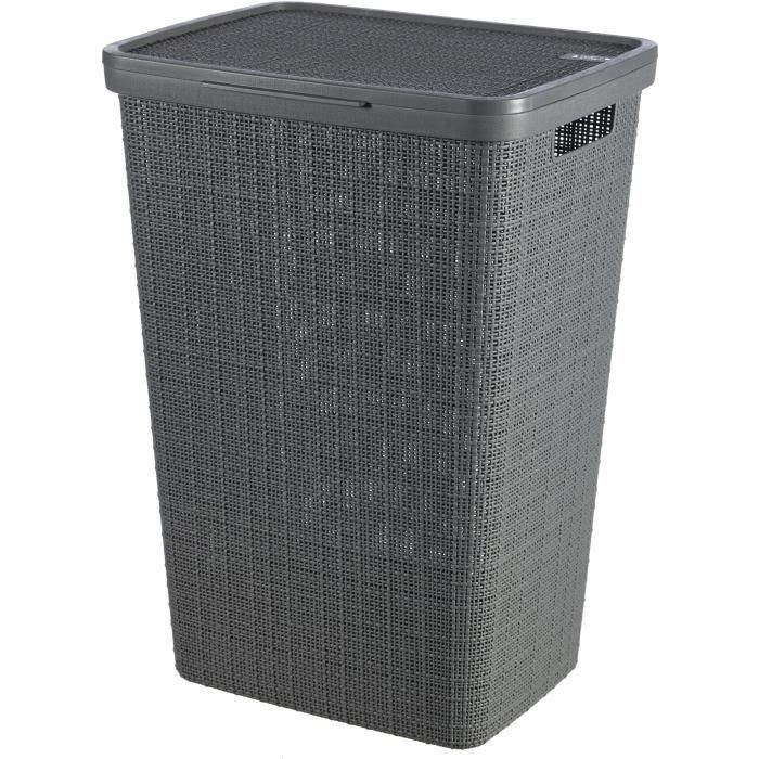Baúl de ropa - CURVER - Yute 58L - 70% Plástico Reciclado - 34x43x60 cm - Contemporáneo 2 Baúl de ropa - CURVER - Yute 58L - 70% Plástico Reciclado - 34x43x60 cm - Contemporáneo 2