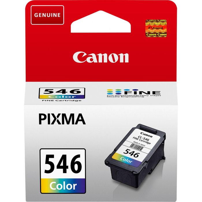 Canon Tinta Tricolor Pixma CL-546 para Mg 2450-2550 - 8ml 180 Páginas 0 Canon Tinta Tricolor Pixma CL-546 para Mg 2450-2550 - 8ml 180 Páginas 0