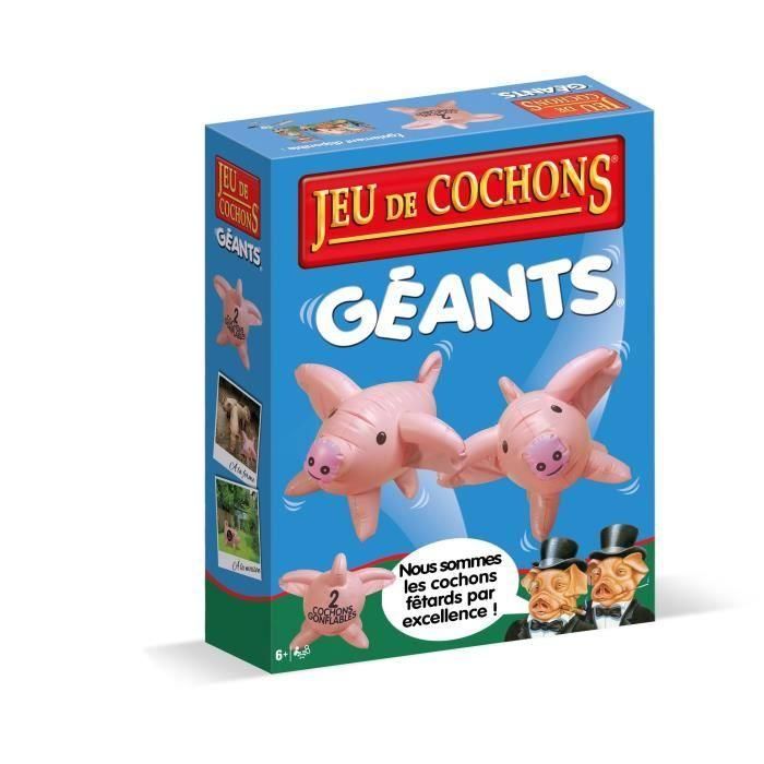 Hinchable Winning Moves Jeu de Cochons Geants (FR)