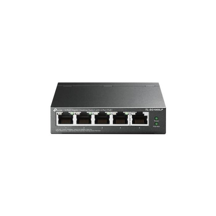TP-LINK Switch Sobremesa de 5 puertos Gigabit con 4 puertos PoE+ 0 TP-LINK Switch Sobremesa de 5 puertos Gigabit con 4 puertos PoE+ 0
