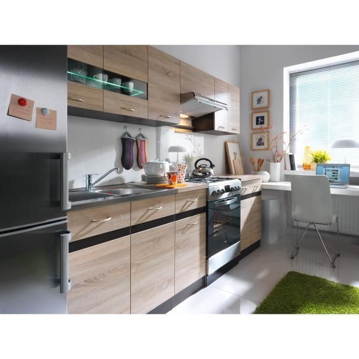 Junona JUNONAMH1P40CH Mueble Alto de 40 cm con 1 Puerta en Roble Sonoma 3 Junona JUNONAMH1P40CH Mueble Alto de 40 cm con 1 Puerta en Roble Sonoma 3