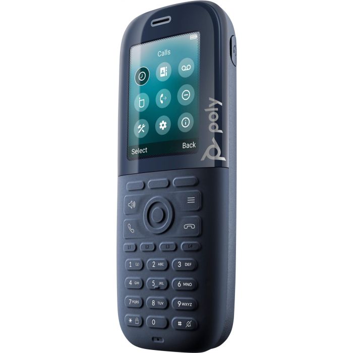 HP Poly Rove 30 DECT IP Mobilteil, Teléfono inalámbrico para oficina, Negro, pantalla 2.4", protección caídas 1
