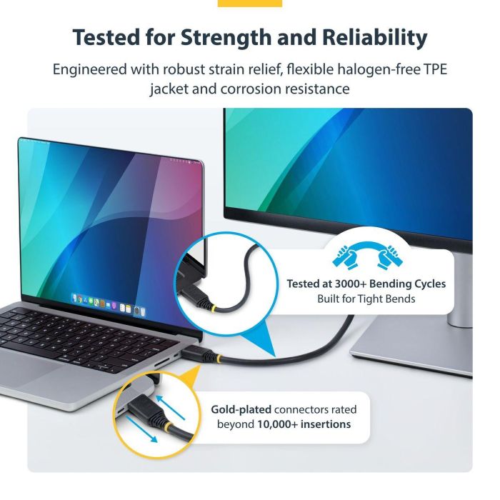 Cable HDMI Startech HDMI21-CBL-8K60-5M Negro 5 m 8 Cable HDMI Startech HDMI21-CBL-8K60-5M Negro 5 m 8