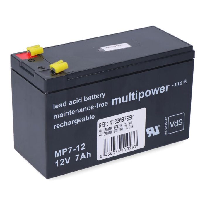 Pastormatic Batería 12V 7Ah 250 Tipo Acumulador 15x9x6.5cm 1