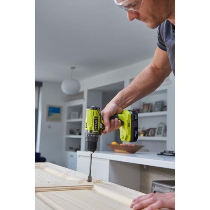 Ryobi Drill 18 voltios One+ y 2 2.0AH baterías - R18DD2-220S 2 Ryobi Drill 18 voltios One+ y 2 2.0AH baterías - R18DD2-220S 2