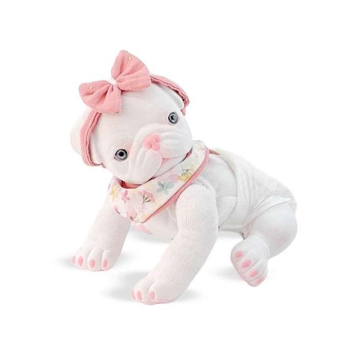 Anireal perro pug blanco ref: 60111-24 35 cm 1 Anireal perro pug blanco ref: 60111-24 35 cm 1