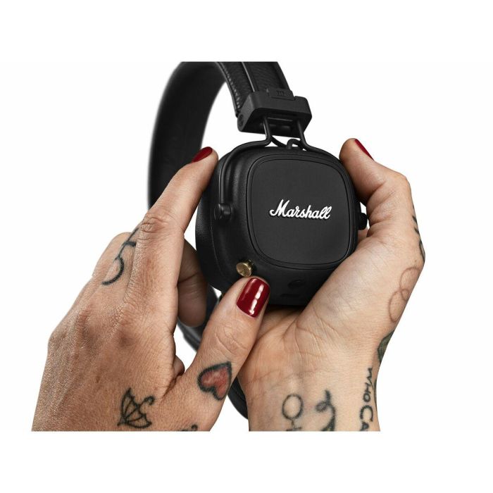 Auriculares Bluetooth con Micrófono Marshall Major IV Negro 4