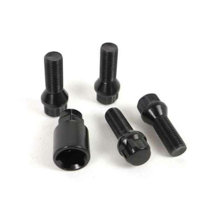 Tornillos Antirrobo OMP OMPS09811201 M12 x 1,25 4 uds Negro 0 Tornillos Antirrobo OMP OMPS09811201 M12 x 1,25 4 uds Negro 0