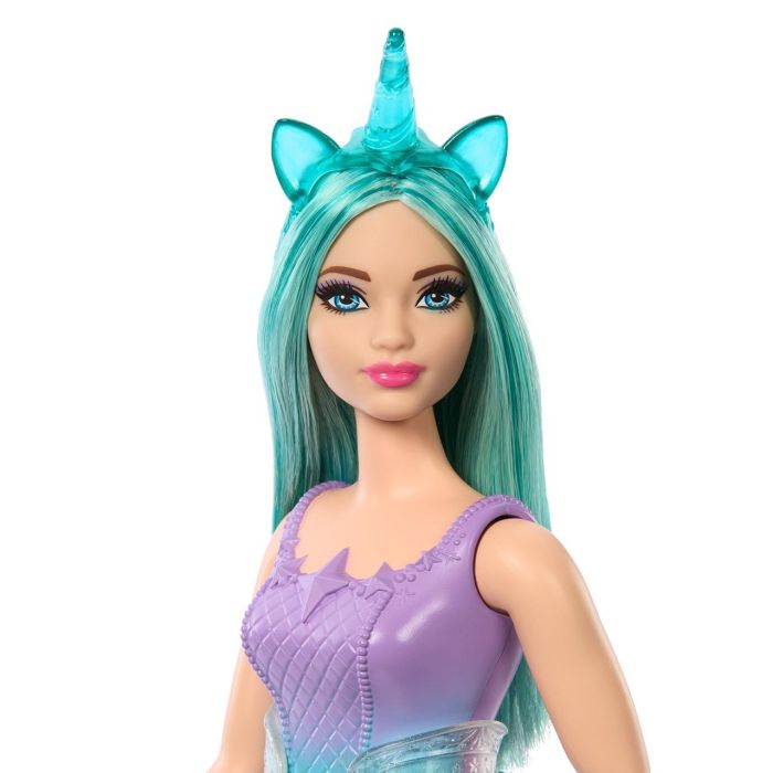 Muñeca Barbie Unicornio Pelo De Colores Hrr15 Mattel 2