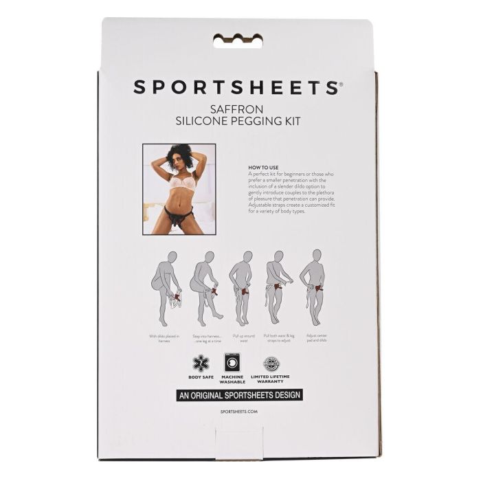 Arnés Sportsheets Saffron Monte Rojo 2