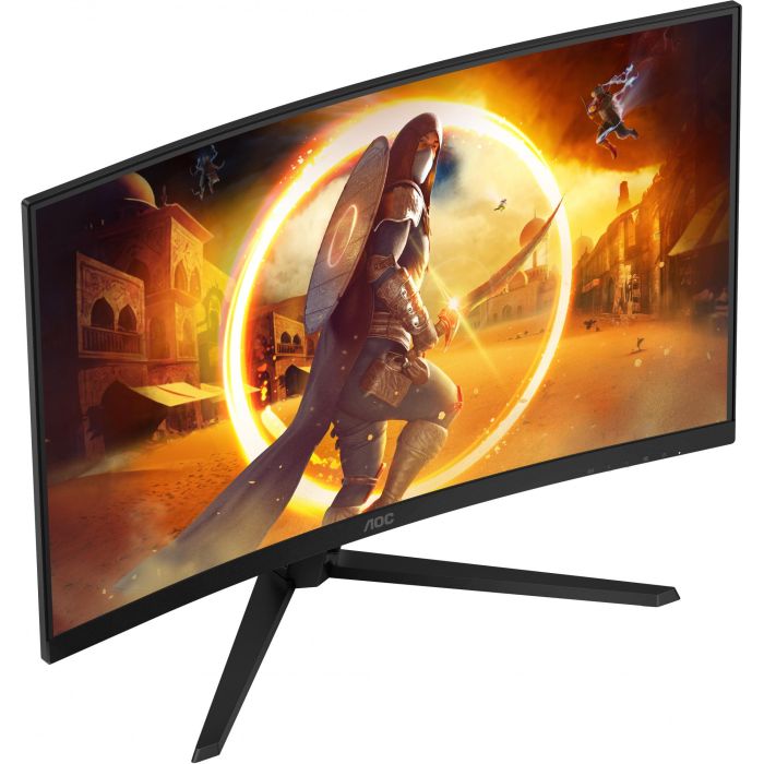 AOC Monitor Gaming Curvo CQ32G4VE 32" QHD (2560x1440) FastVA 0.5ms 180Hz HDR10 Negro para Gaming 13 AOC Monitor Gaming Curvo CQ32G4VE 32" QHD (2560x1440) FastVA 0.5ms 180Hz HDR10 Negro para Gaming 13