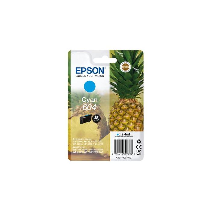 Epson Cartucho 604 Cian C1310 gr24010 Xp2200 - Compatible con Expression Home XP-2200, XP-2205, XP-3200, XP-3205 0 Epson Cartucho 604 Cian C1310 gr24010 Xp2200 - Compatible con Expression Home XP-2200, XP-2205, XP-3200, XP-3205 0