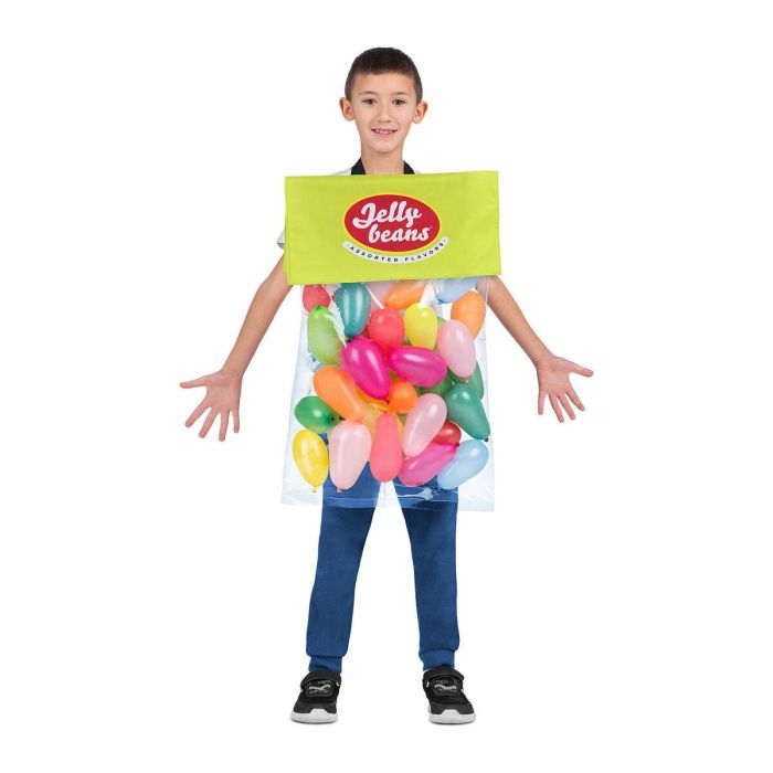 Disfraz bolsa de gominolas bolsa con correas, globos e inflador talla one size child Disfraz bolsa de gominolas bolsa con correas, globos e inflador talla one size child