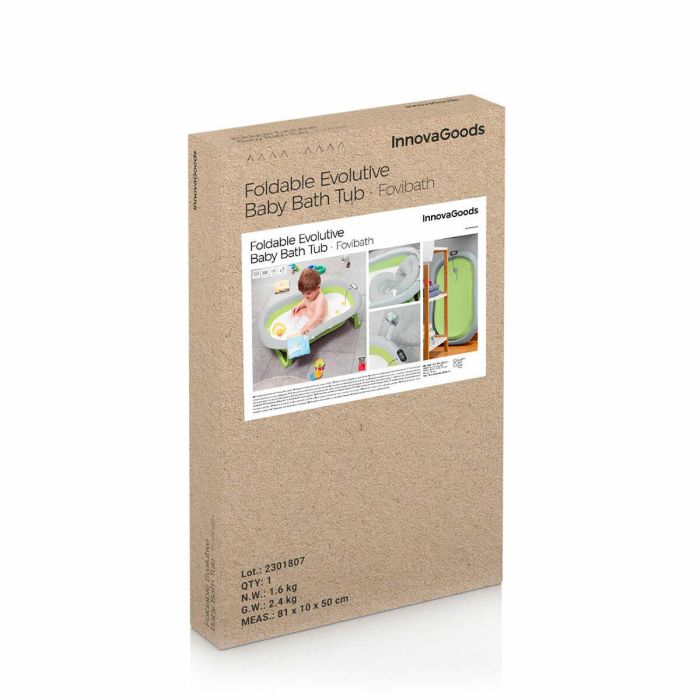 Bañera Plegable Evolutiva para Bebé Fovibath InnovaGoods 12 Bañera Plegable Evolutiva para Bebé Fovibath InnovaGoods 12