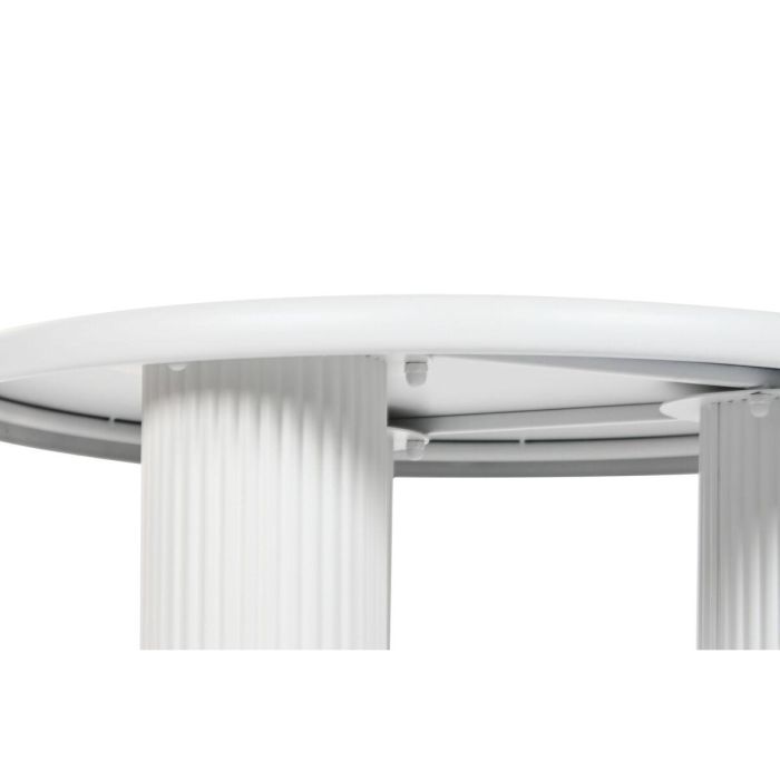Mesa auxiliar Home ESPRIT Blanco 75 x 75 x 40 cm 2 Mesa auxiliar Home ESPRIT Blanco 75 x 75 x 40 cm 2