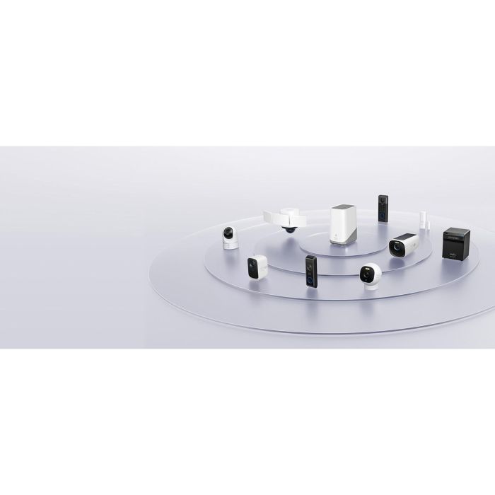 Eufy eufyCam 3 (2+1) Kit Cámaras Seguridad 4K con Panel Solar, IA, Visión Nocturna Color, Almacenamiento Ampliable 7