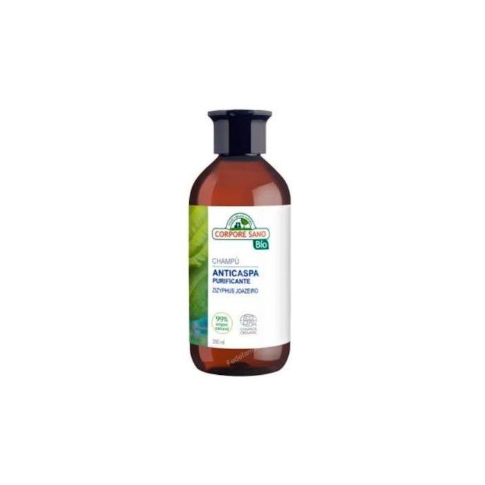 CORPORE SANO Champú Anticaspa Zizyphus Ecocert 300ml - Reduce la caspa de forma duradera