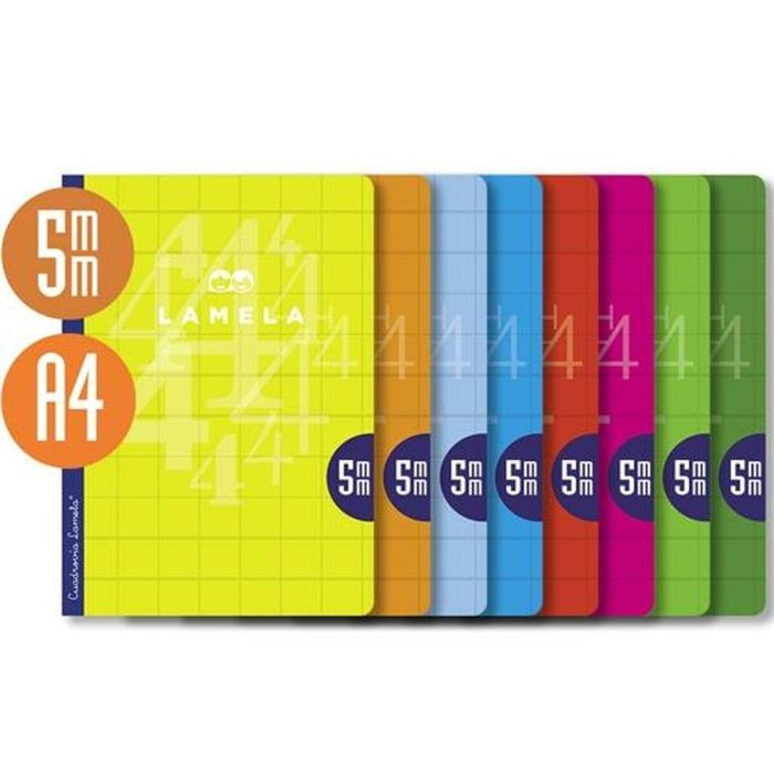 Cuaderno Lamela Multicolor A4 (10 Unidades) 1 Cuaderno Lamela Multicolor A4 (10 Unidades) 1