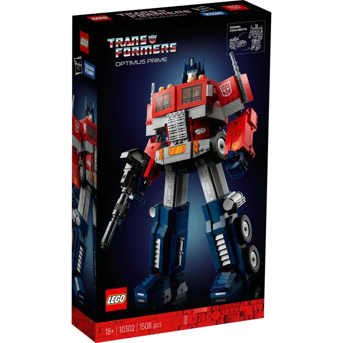 LEGO 10302 Icons Optimus Prime Transformers Modelo Detallado Robot Autobot 2 en 1 Transformable de Robot a Camión 7