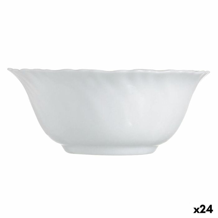 Bol Luminarc Feston Blanco Vidrio 12 cm (24 Unidades) 0 Bol Luminarc Feston Blanco Vidrio 12 cm (24 Unidades) 0