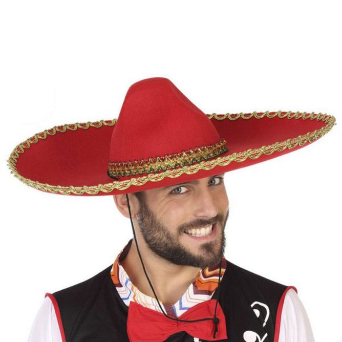 Sombrero 59019 Rojo Mexicano