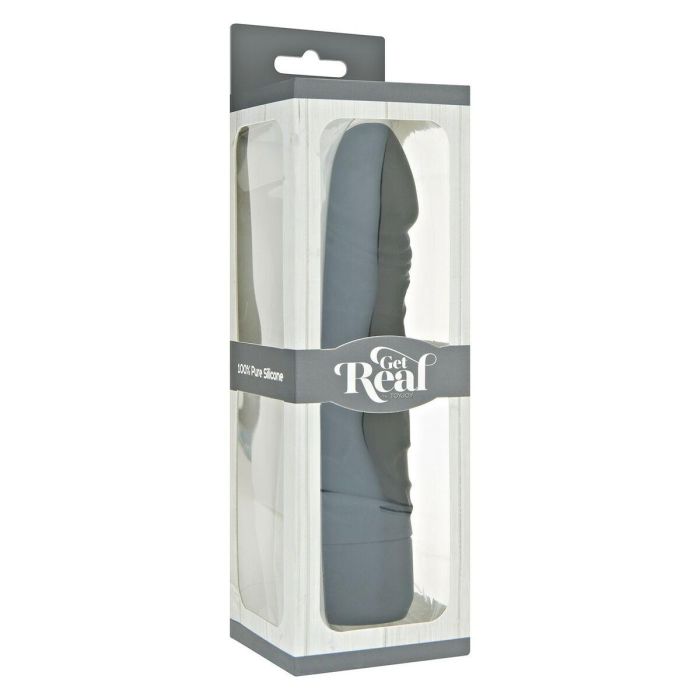 Vibrador clásico Get Real by Toyjoy Negro Crema 1