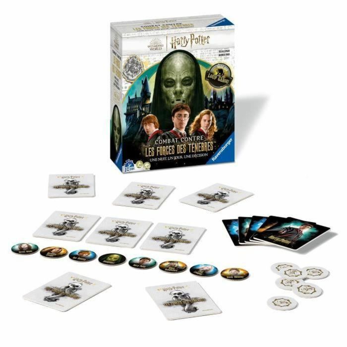 Ravensburger 27354 Juegos de mesa de Harry Potter Combate contra las fuerzas de la oscuridad, basado en el juego Hombre Lobo, Para 9 años 3
