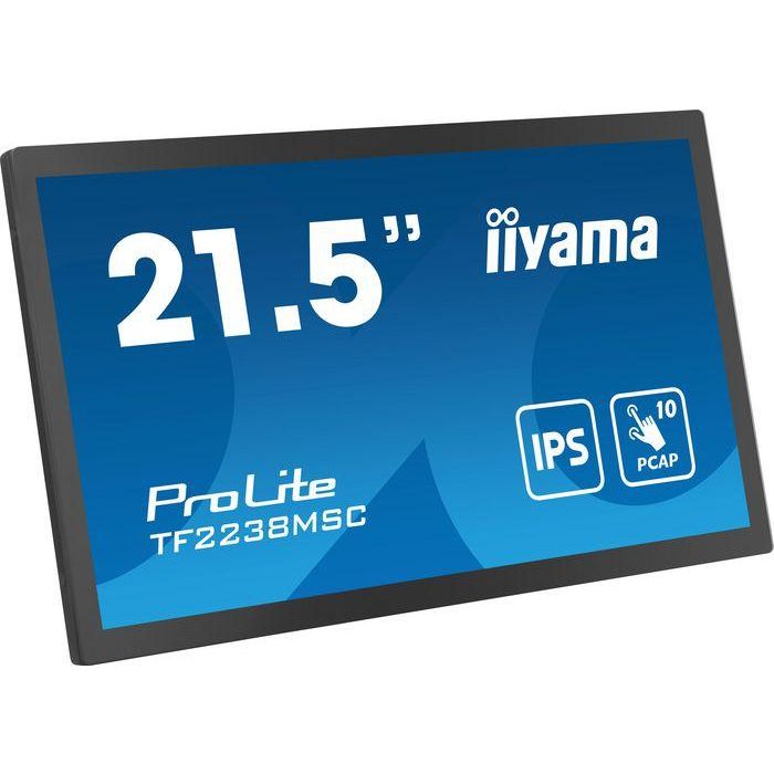Monitor Iiyama 22" Tactil (TF2238MSC-B1) 1920X1080/ 600Cd /1000:1 / Hdmi/ Dp /2 X Usb/ 5Ms/ Mm / Uso Horiz-Verti-Boca Arriba / Vesa 100X100 /Negro 15 Monitor Iiyama 22" Tactil (TF2238MSC-B1) 1920X1080/ 600Cd /1000:1 / Hdmi/ Dp /2 X Usb/ 5Ms/ Mm / Uso Horiz-Verti-Boca Arriba / Vesa 100X100 /Negro 15