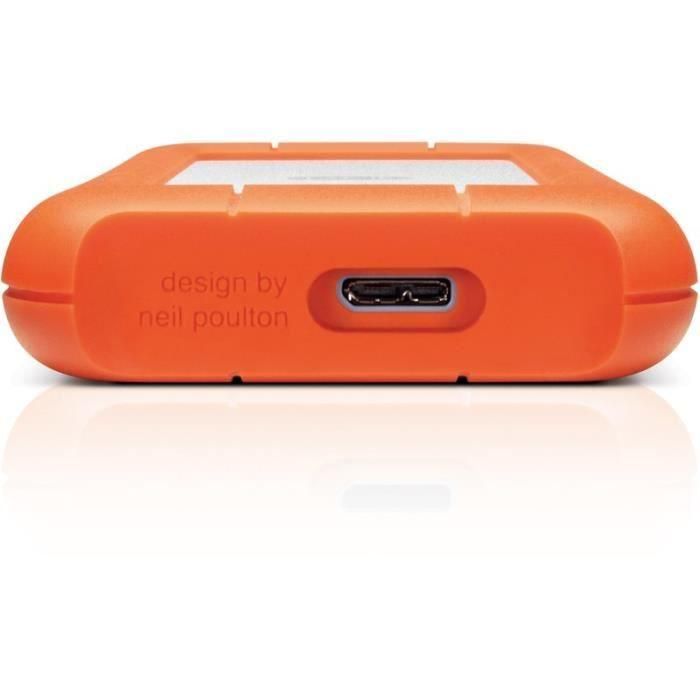 Disco Duro Externo LaCie Rugged Mini Magnética 5 TB Naranja 2,5" 2