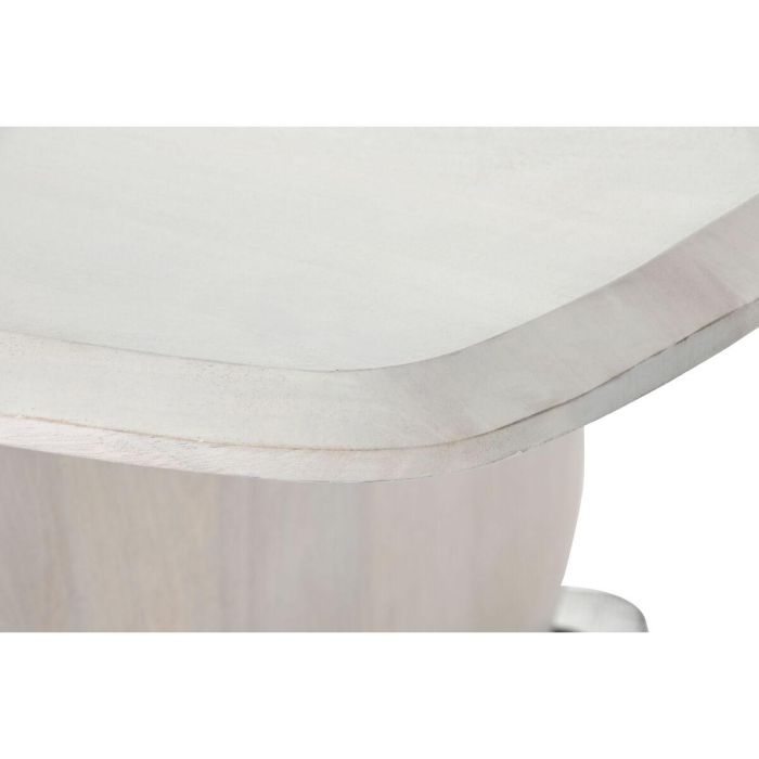 Mesa de Centro Home ESPRIT Blanco 137 x 76 x 45 cm 4 Mesa de Centro Home ESPRIT Blanco 137 x 76 x 45 cm 4