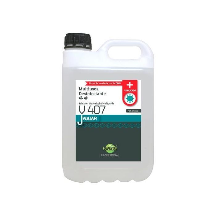 Vinfer Desinfectante Multiuso Hidroalcohólico Autorizado V407 5L