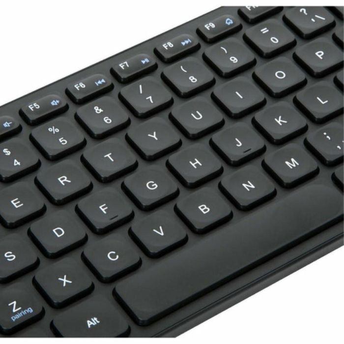 Targus AKB862ES Teclado Inalámbrico Bluetooth 5.1 QWERTY Español Antimicrobiano DefenseGuard Multi-dispositivo Universal Negro 1