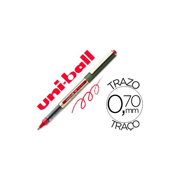 Uniball Rollerball Eye Fine Ub-157 0.7 mm Rojo Caja 12 Ud