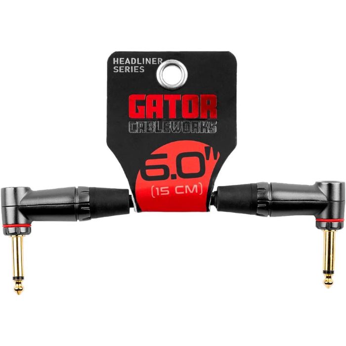 Cable Patch Jack Recto/Jack Acodado - 15 Cm 1
