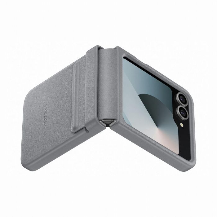 Samsung EF-VF741PJEGWW Funda Kindsuit Original para Samsung Galaxy Z Flip6, Tipo Carcasa Rígida, Color Gris 1