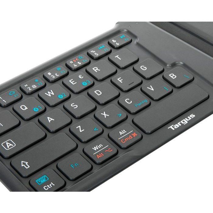 Targus Teclado Ergonómico Plegable Portátil DefenseGuard Antimicrobiano Bluetooth 5.1 Universal Multi-dispositivo 36h Batería 1