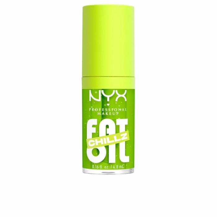 NYX FAT OIL CHILLZ Brillo de Labios Aceite #Kiwi Freezie 4,8ml - Hidratante, Brillo Intenso, Larga Duración 12 Horas F.I.L. N70051001/1 NYX FAT OIL CHILLZ Brillo de Labios Aceite #Kiwi Freezie 4,8ml - Hidratante, Brillo Intenso, Larga Duración 12 Horas F.I.L. N70051001/1