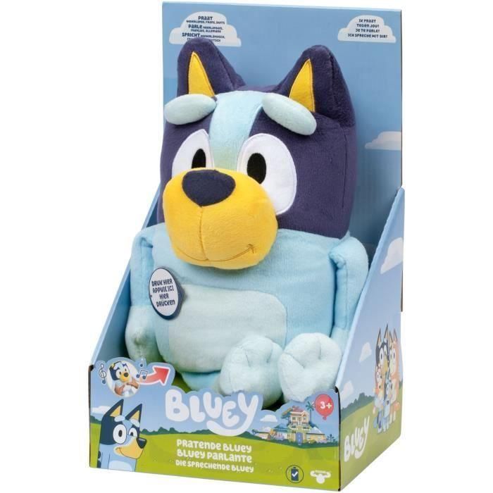 Peluche parlante - BLUEY - Bluey - 33 cm - Voz oficial - Tema musical 3 Peluche parlante - BLUEY - Bluey - 33 cm - Voz oficial - Tema musical 3