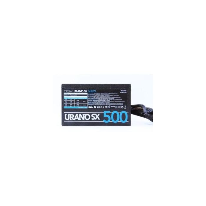 Fuente de Alimentación Nox Urano SX 500/ 500W/ Ventilador 12cm 2 Fuente de Alimentación Nox Urano SX 500/ 500W/ Ventilador 12cm 2
