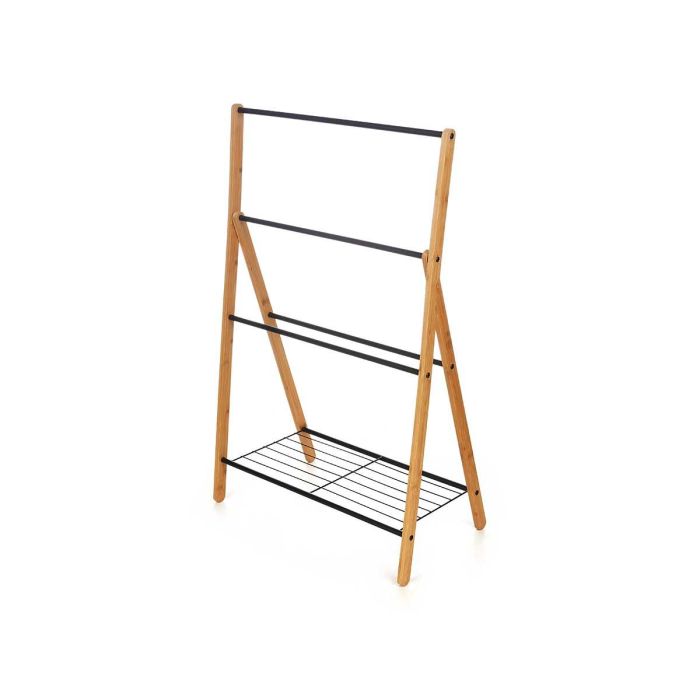 Toallero Bambu Negro Kipit 60X90CM (4 Unidades) 1 Toallero Bambu Negro Kipit 60X90CM (4 Unidades) 1