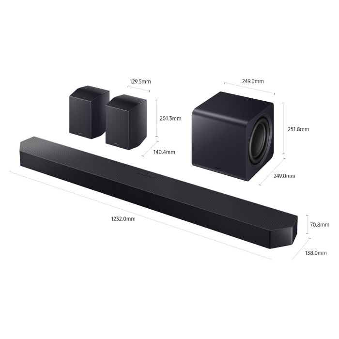 Samsung Soundbar HW-Q990F Negro Barra de Sonido Premium 11.1.4 Canales Dolby Atmos y DTS:X 1 Samsung Soundbar HW-Q990F Negro Barra de Sonido Premium 11.1.4 Canales Dolby Atmos y DTS:X 1