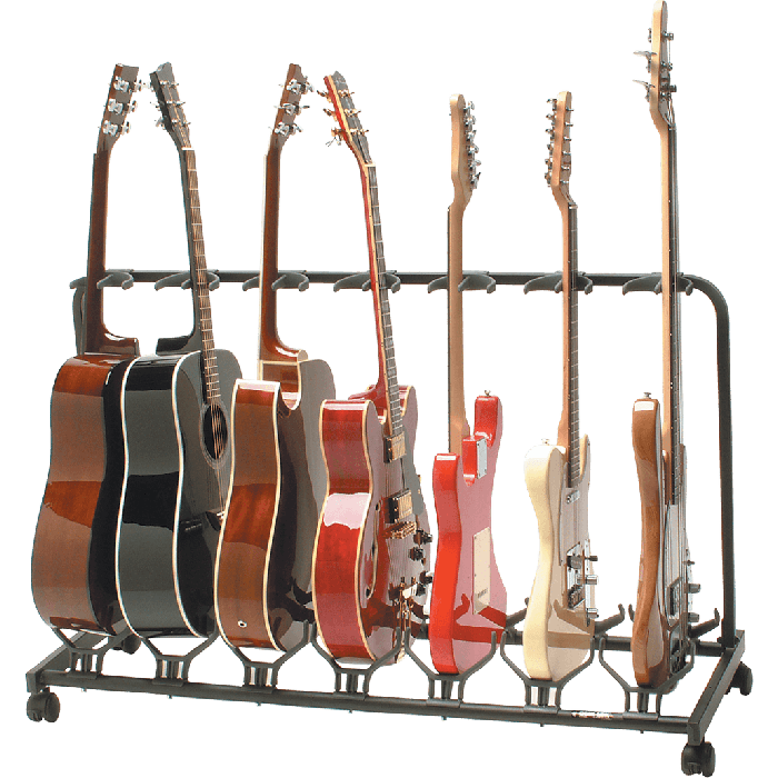 Soporte Guitarra 7 Unidades Con Ruedas 1 Soporte Guitarra 7 Unidades Con Ruedas 1