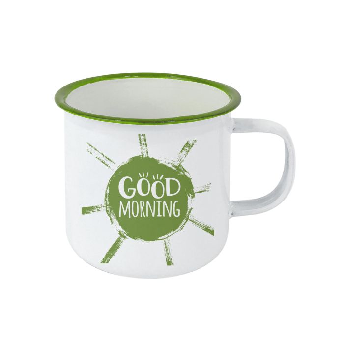 Mug esmaltada blanca con frases 350 ml - Privilege (24 Unidades) 9 Mug esmaltada blanca con frases 350 ml - Privilege (24 Unidades) 9