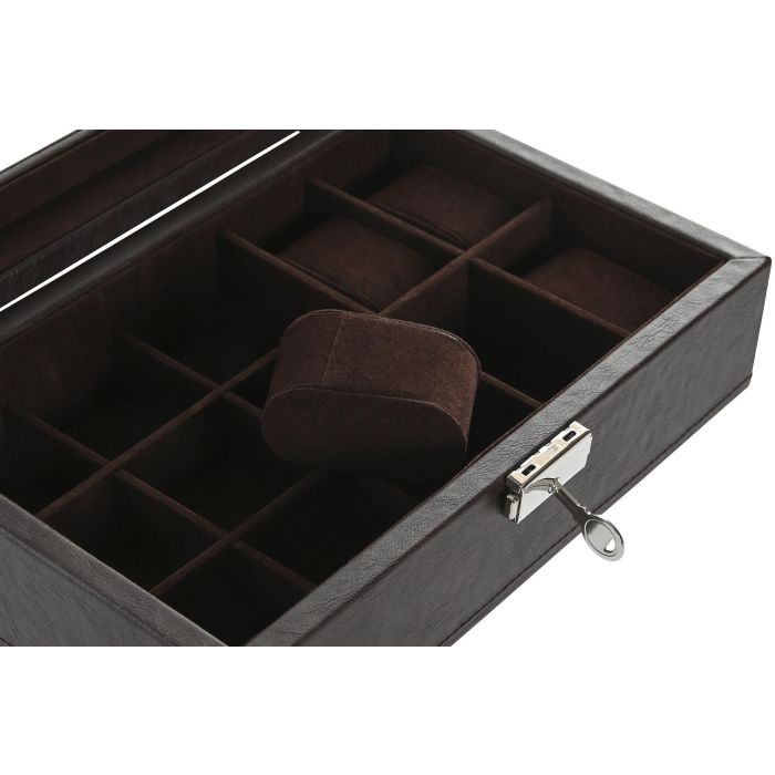 Joyero Tradicional DKD Home Decor Marron Oscuro Marron 16 x 8.5 x 25 cm 1 Joyero Tradicional DKD Home Decor Marron Oscuro Marron 16 x 8.5 x 25 cm 1