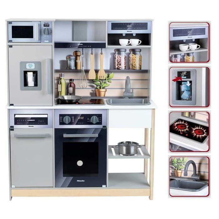Klein KLE4009847071941 Cocina de Madera con Accesorios, Modelo Grande - Familia Miele 1 Klein KLE4009847071941 Cocina de Madera con Accesorios, Modelo Grande - Familia Miele 1