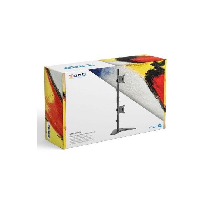 Soporte de Sobremesa para 2 Monitores TooQ DB1703TNV-B/ Giratorio/ Inclinable/ hasta 9kg 4 Soporte de Sobremesa para 2 Monitores TooQ DB1703TNV-B/ Giratorio/ Inclinable/ hasta 9kg 4