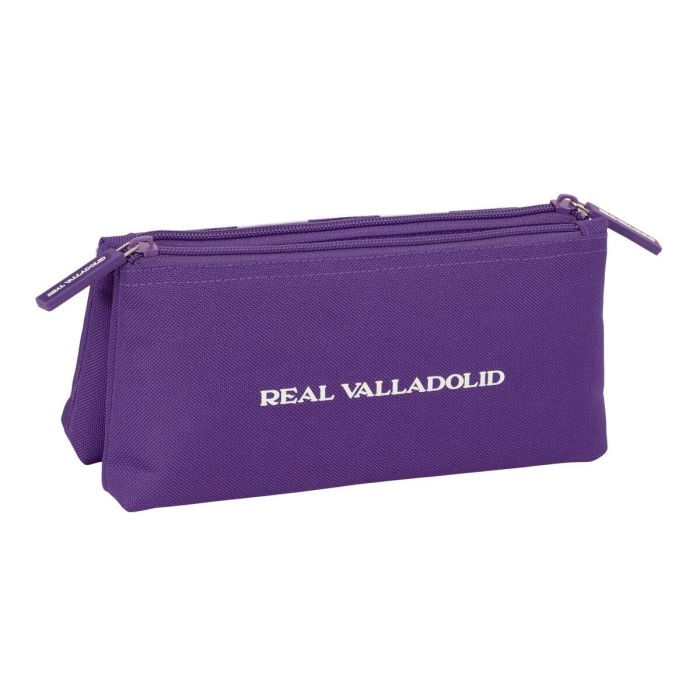 Neceser de Viaje Real Valladolid C.F. Blanco Morado Deportivo 22 x 10 x 8 cm 2