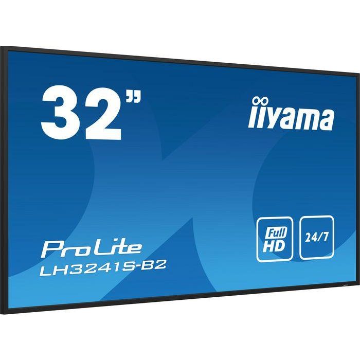 iiyama 32" 1920x1080, IPS panel, 1% Haze, Landscape and Portrait mode, Speakers 2x 10W , VGA, 3x HDMI, 350cd/m² 2 iiyama 32" 1920x1080, IPS panel, 1% Haze, Landscape and Portrait mode, Speakers 2x 10W , VGA, 3x HDMI, 350cd/m² 2