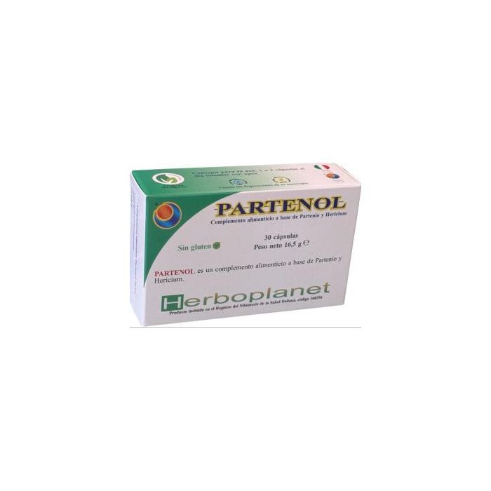 HERBOPLANET Partenol Complemento Alimenticio con Partenio para Funcionalidad Articular y Ciclo Menstrual 30 Cápsulas